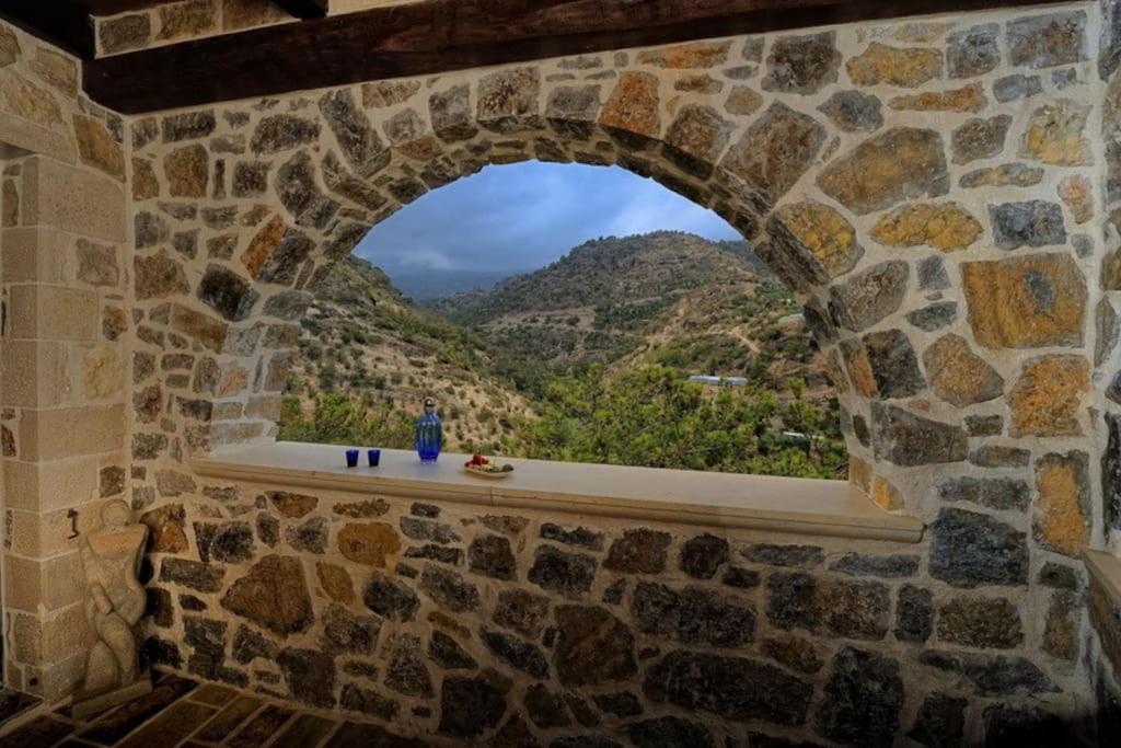 Stone House With Sea View Villa Achlia Luaran gambar