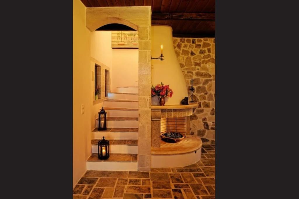 Stone House With Sea View Villa Achlia Luaran gambar